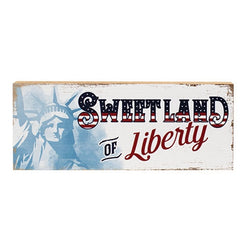 Sweet Land of Liberty Shelf Sitter Block